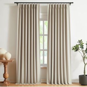 Elegant Cream LINEN Curtains
